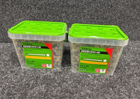 1200 pcs Wood screw 5.0x90mm, Essve