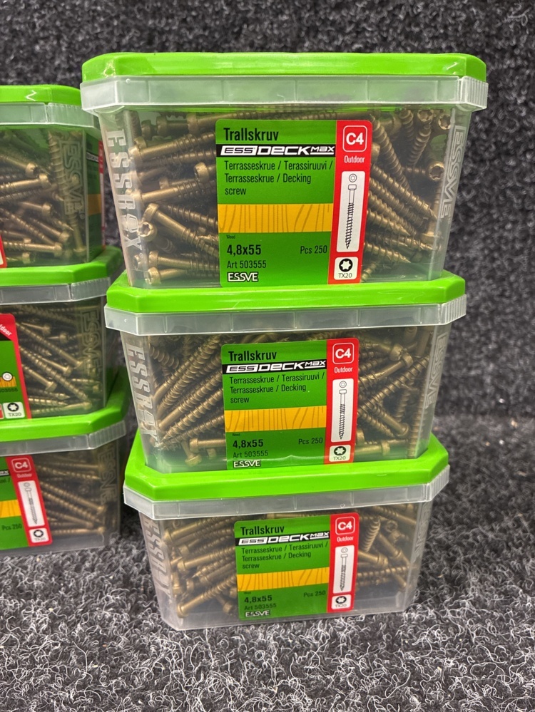 1591342-2 3000 pcs Trall screw 4.8x55mm, Essve