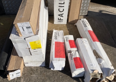 Smoke pipes of various sizes