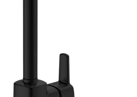 Kitchen faucet - Damixa, PINE, high G-spout, black, with dishwasher shut-off