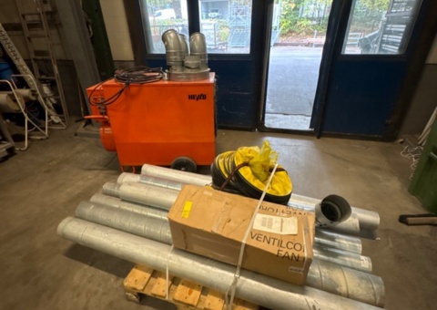 Construction dryer with accessories - Heylo K 50
