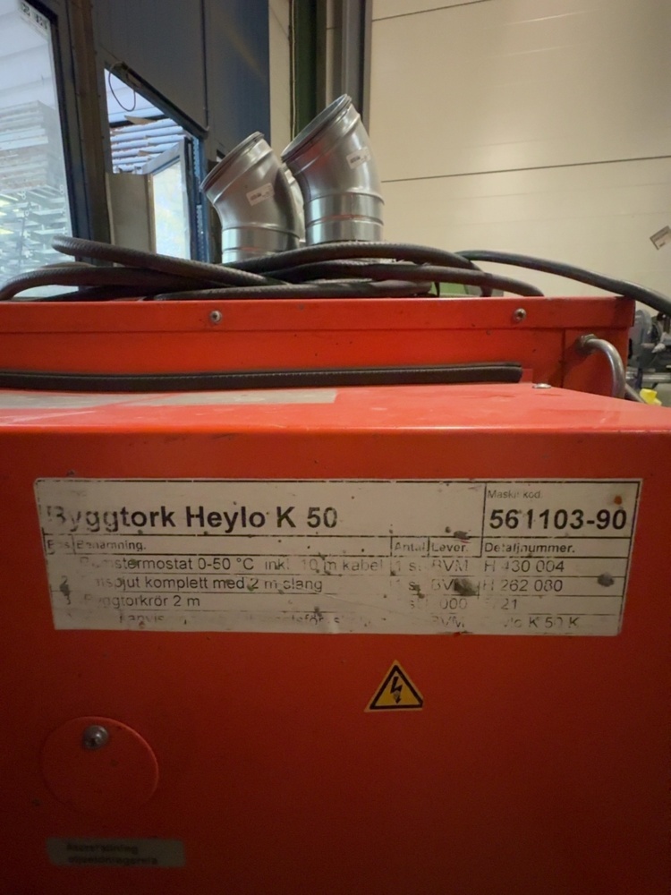 1536129-2 Construction dryer with accessories - Heylo K 50