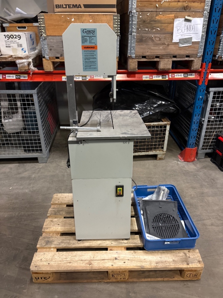 1536132-1 Meat band saw with meat grinder and accessories - Genzo RDQ 250