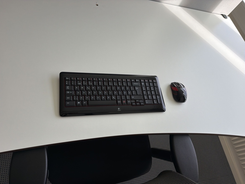 1552395-2 Electric desk, storage cabinet, chair and accessories