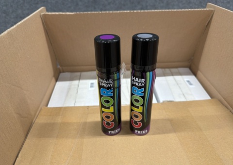 Lot of hairspray Fries Color - approx. 288 pieces
