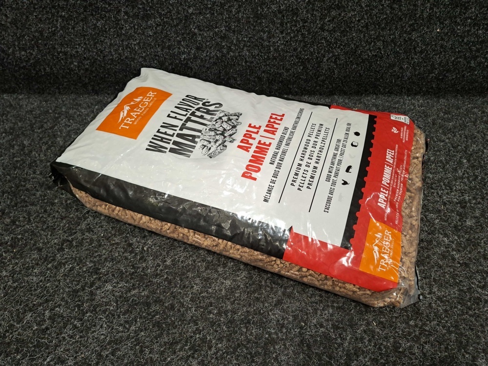 1597203-2 5 st Träpellets TRAEGER äpple 9kg