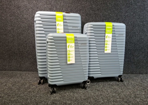 3 pcs Travel Bags American Tourister Roadrush Trolley - 34L, 65L & 105L