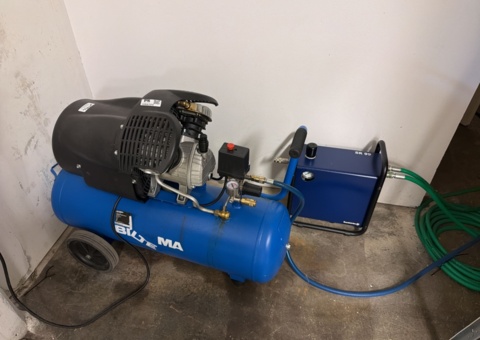 Compressor with air dryer - Biltema Compressor 30V-50 and SR 99