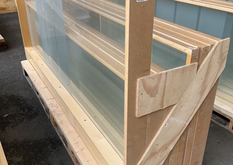 5 glass panels - MOELVEN tempered glass