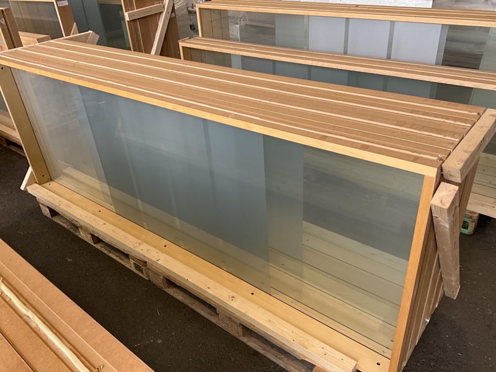 1473811-2 5 st. glaspartier - MOELVEN härdat glas
