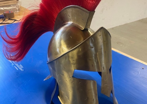 Handgjord Hjälm Romersk/Spartansk Legionidas
