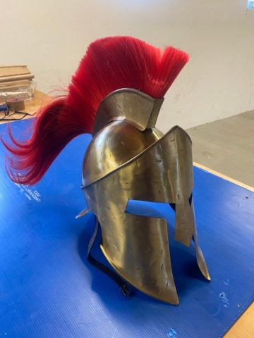 1597845-1 Handgjord Hjälm Romersk/Spartansk Legionidas