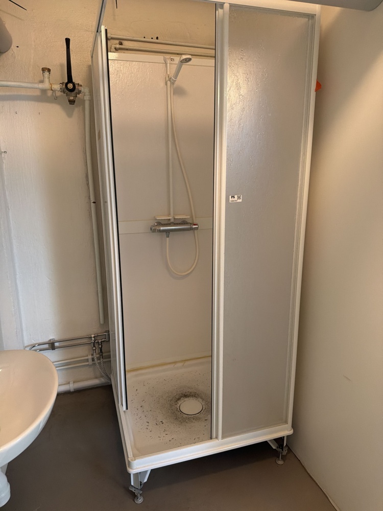 1594707-1 Shower cabin with shower mixer, hand shower and shower walls