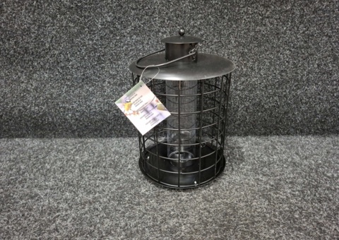 6 pcs Automatic bird feeders with protective cage