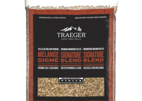 4 pcs Wood pellets TRAEGER Signature Blend 9kg