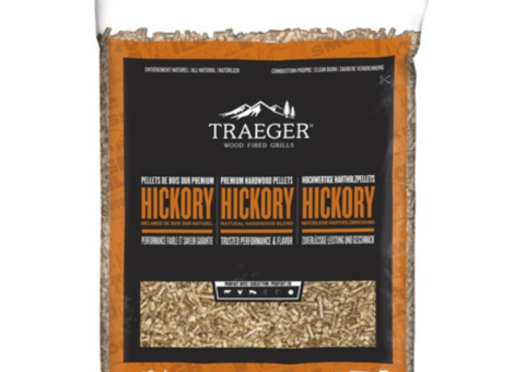 4 wood pellets TRAEGER Hickory 9kg