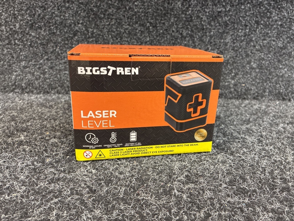 1597553-2 Lasernivå korslinjelaser 360° med självnivellerande funktion Bigstren