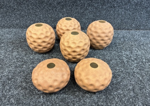 6 st Keramiska vaser Seedpod Cooee Design