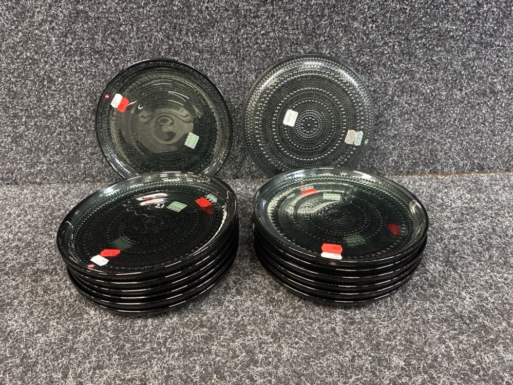 1505309-1 14 st Tallrikar Iittala Kastehelmi