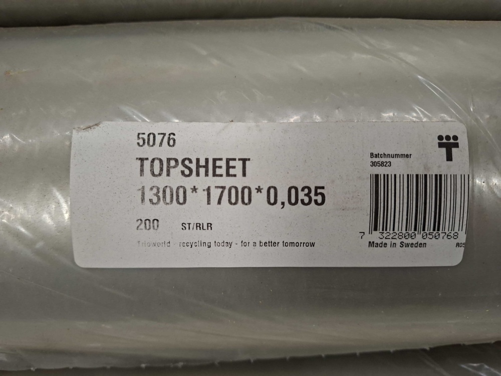 1598220-2 4 st Rullar med Toppark Trioplast 1300 x 1700 mm