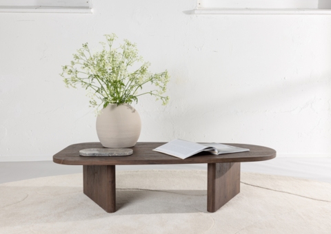 Coffee table Grönvik 130×65 cm – Suede