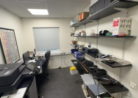 Lot of office supplies and miscellaneous equipment