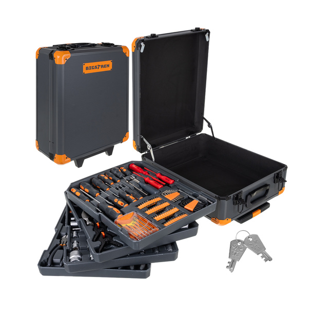 1597482-1 Tool set in a 1000-piece case. Bigstren 26510