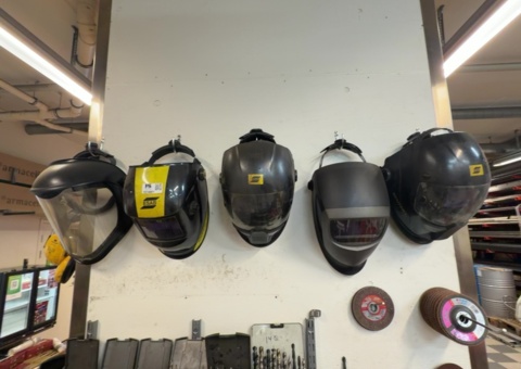 Welding helmets – 5 pcs