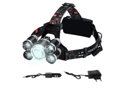 2 pcs Headlamps / Headlights 5 x LED T6 CREE