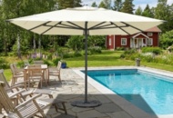 1505324 Parasoll Självöppnande, Sunrise Premium 4×4 m
