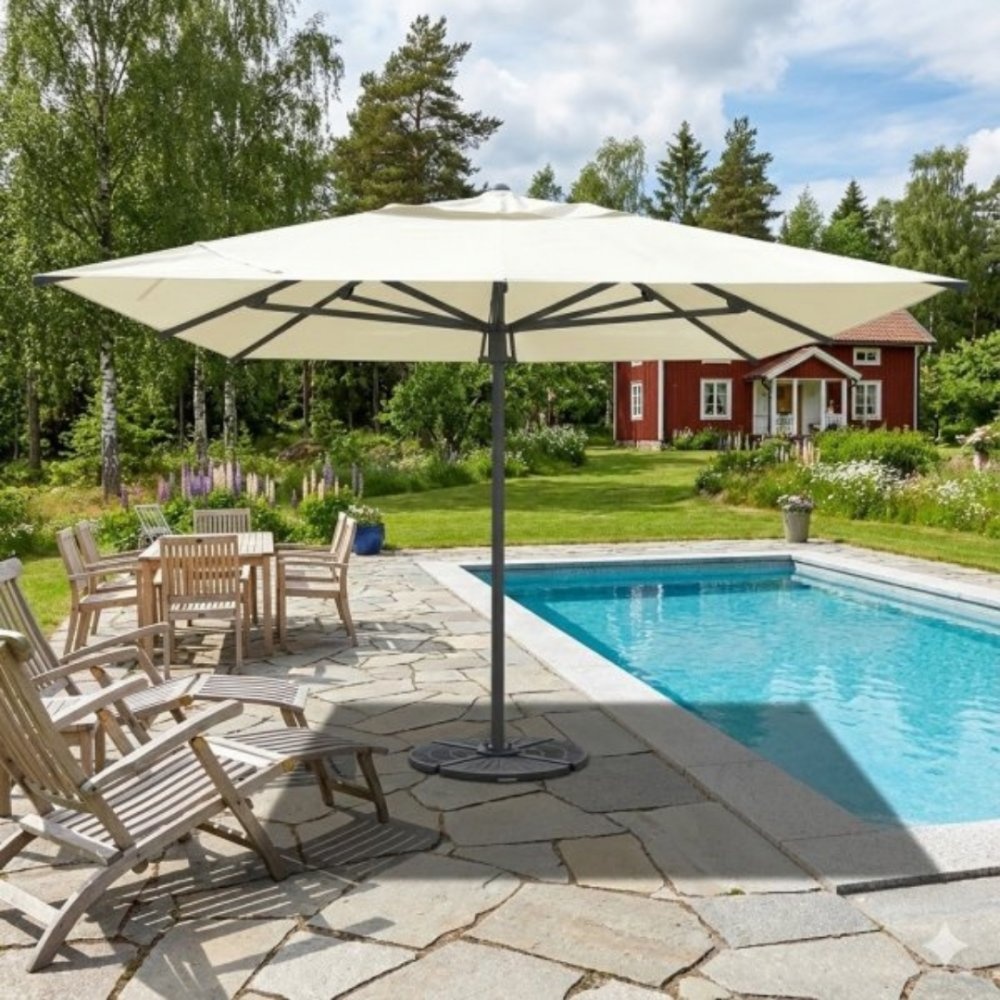 1505324-1 Parasoll Självöppnande, Sunrise Premium 4×4 m