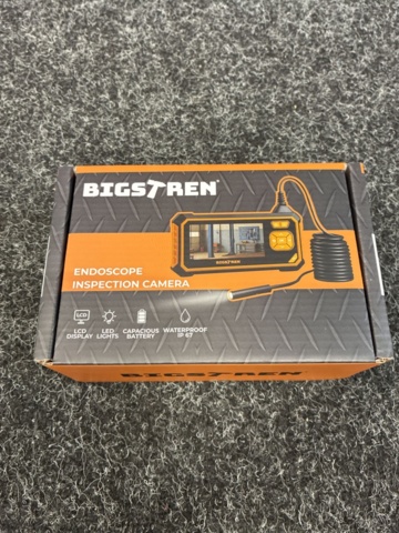 1597539-3 Endoskopkamera 5 m med LCD-HD skärm Bigstren