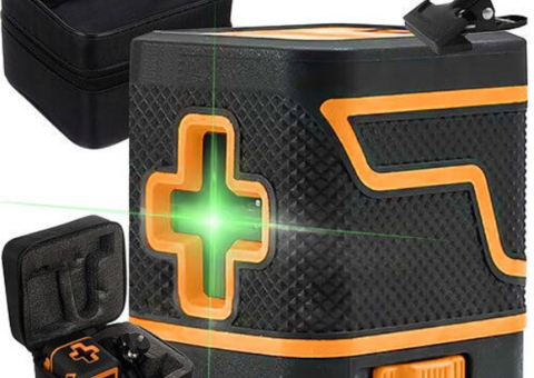 Lasernivå korslinjelaser 360° med självnivellerande funktion Bigstren