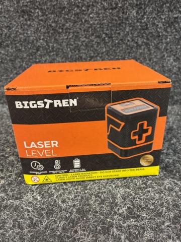 1597555-3 Lasernivå korslinjelaser 360° med självnivellerande funktion Bigstren