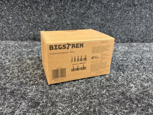 1598202-2 Diamanthålsågar – set med 10 Bigstren 21641