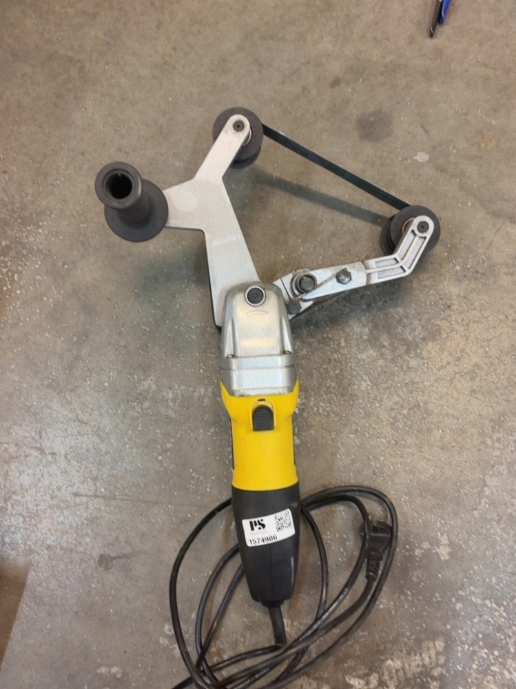 1574906-2 Belt/pipe sander with extra sanding belt – MSWPOL900L