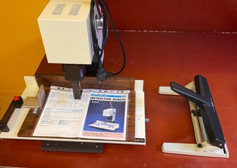 Paper drill and punch / Lindaco / Leitz