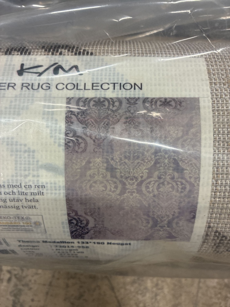 1505342-2 Carpet Thema Medallion 133x190 cm, Nougat