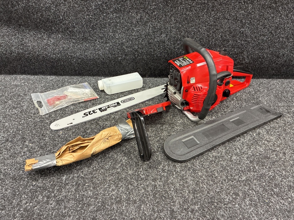 1505349-2 Chainsaw Metalcraft 63.3cc - Chain and blade from Oregon