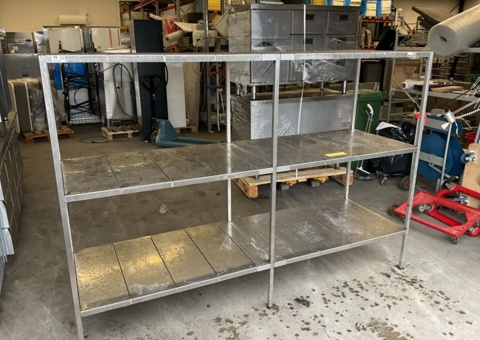 Stainless steel shelf