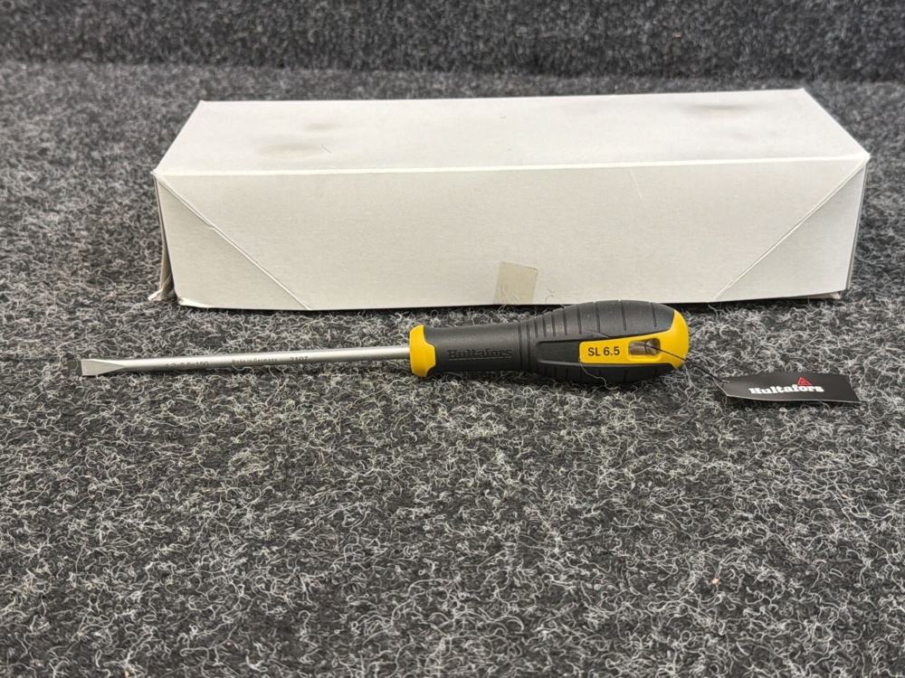 1599033-2 10 pcs Screwdrivers Hultafors 440115 1.2x6.5x150mm, Slotted Screw