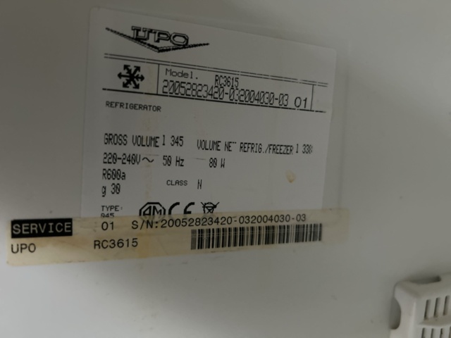 1545098-5 Kyl/frys - UPO RC3615
