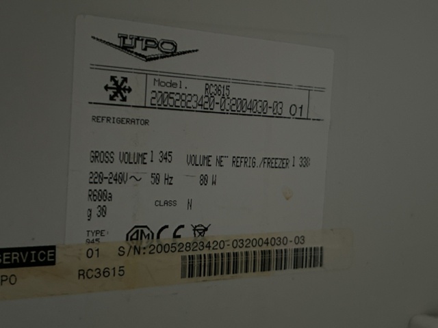 1545098-7 Kyl/frys - UPO RC3615