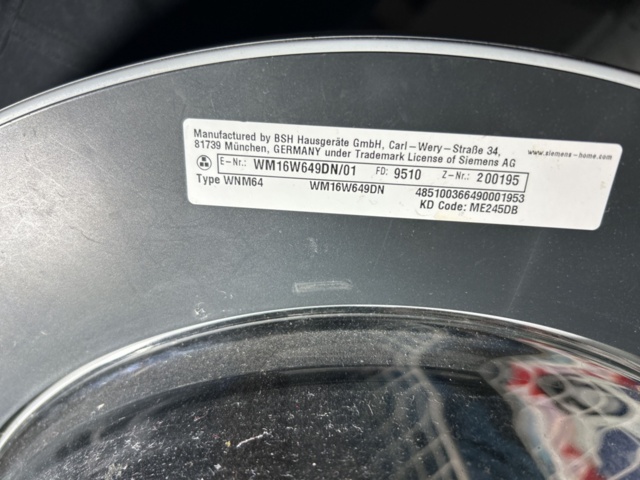 1545099-6 Tvättpelare - Siemens