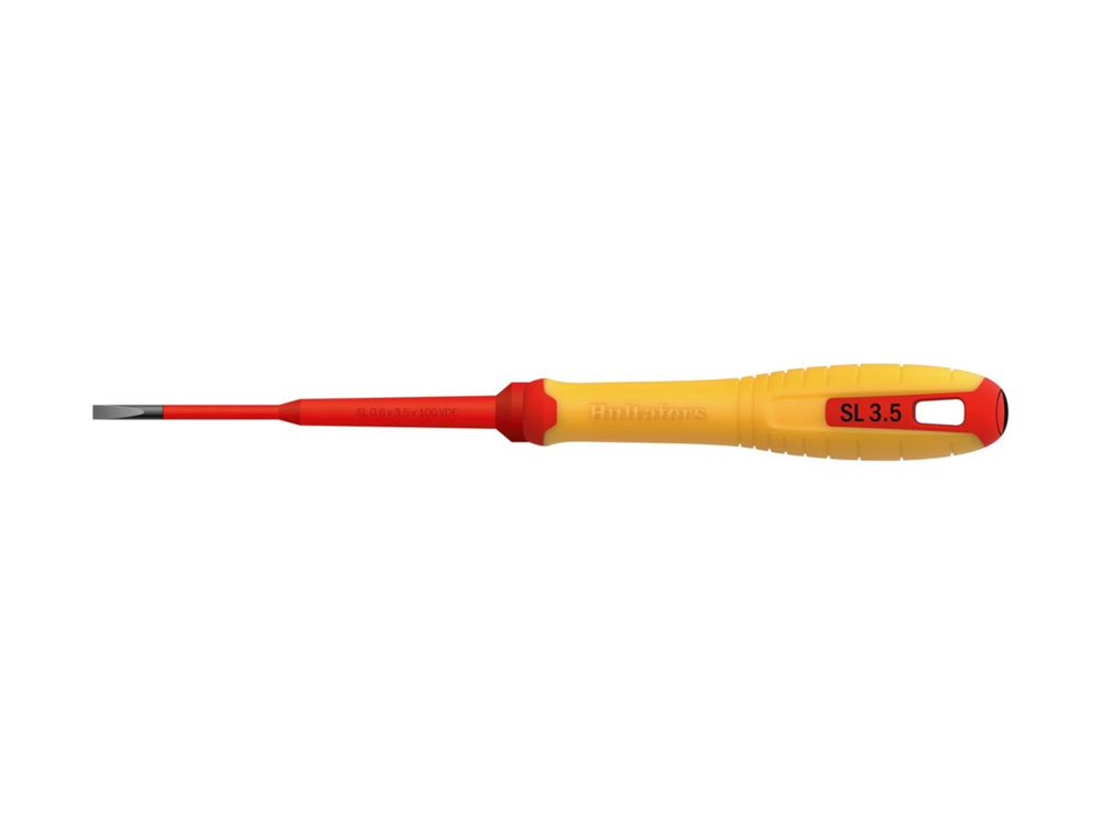 1599025-1 10 pcs Screwdrivers Hultafors 0.6x3.5x100mm, Slotted Screw