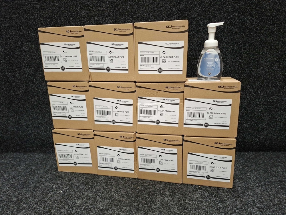 1598963-2 67 st Handtvål DEB Skum Clear Oparfymerad 250ml
