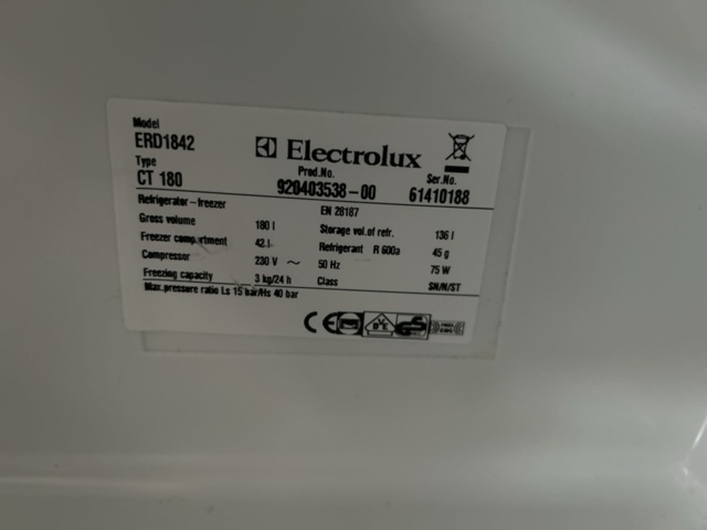 1545104-4 Kyl/frys - Electrolux ERD1842