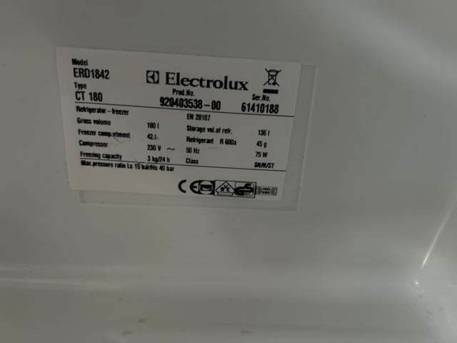 1545104-5 Kyl/frys - Electrolux ERD1842