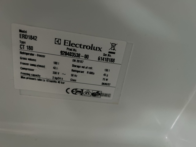 1545104-6 Kyl/frys - Electrolux ERD1842