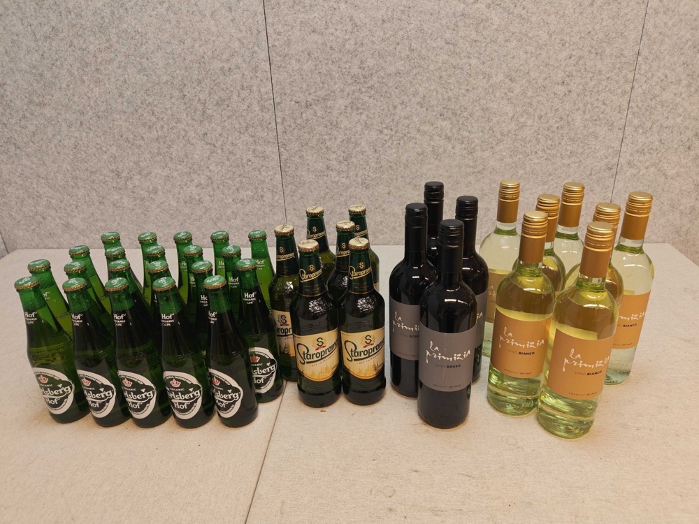 1485814-1 Öl och vin, 37 flaskor